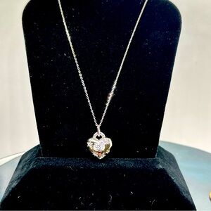 925 sterling chain and heart charm